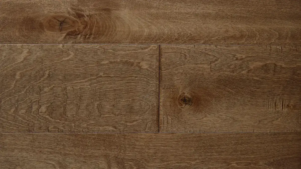 Artisan Hardwood Timberline Birch Latte Engineered Hardwood, installed in a room