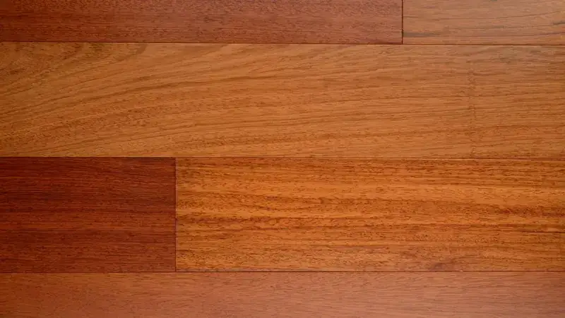 Artisan Hardwood Palazzo Brazilian Cherry Natural Hardwood Engineered Hardwood, installed in a room