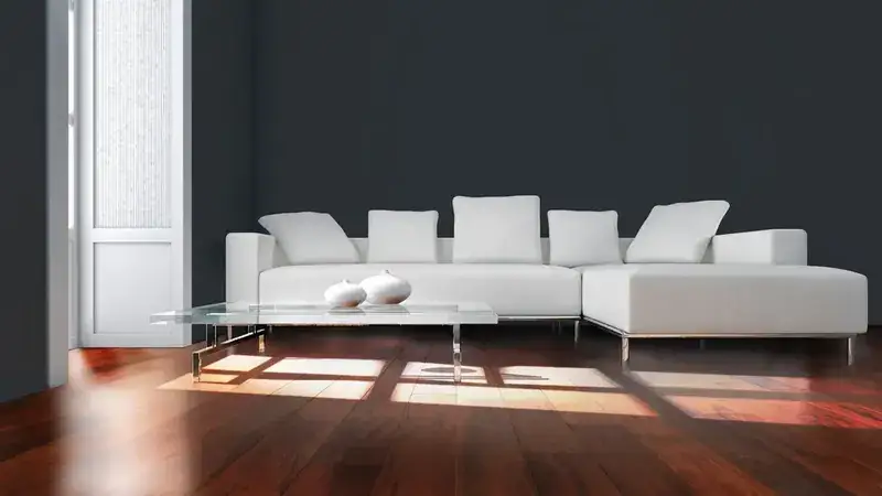 Artisan Hardwood Palazzo Curupay Teak Hardwood Engineered Hardwood, installed in a room