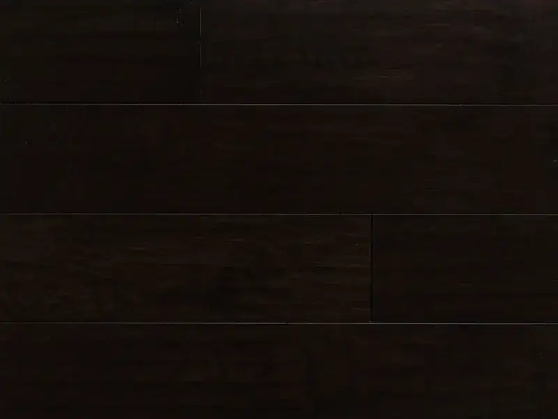 Artisan Hardwood Canyon Estate Hickory Dark Chocolate Engineered Hardwood, installed in a room