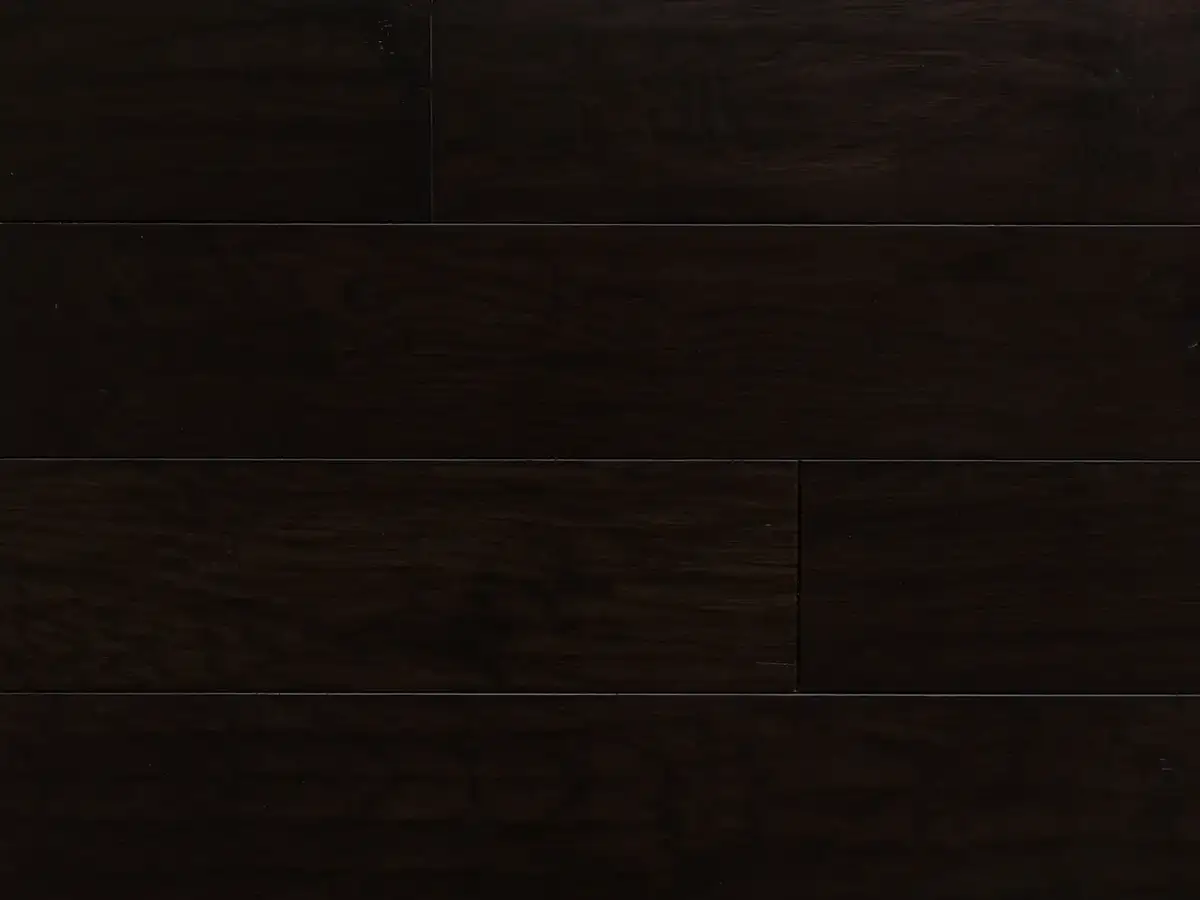 Artisan Hardwood Canyon Estate Hickory Dark Chocolate Engineered Hardwood, installed in a room