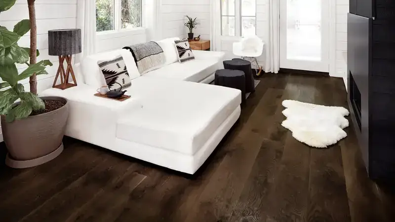 Artisan Hardwood Legacy Maple Kingston Engineered Hardwood, installed in a room