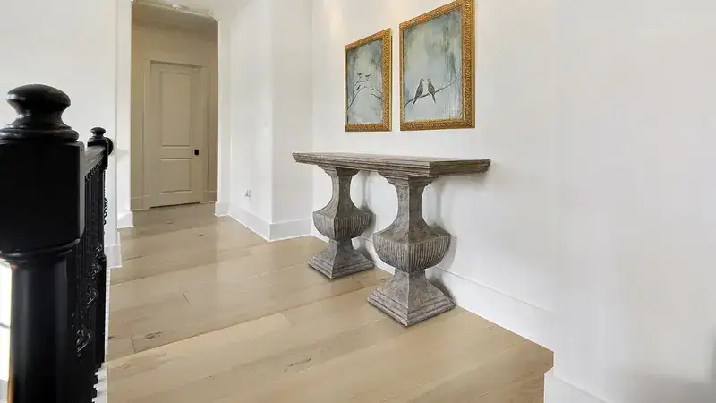 Artisan Hardwood English Forest Oak Frost Engineered Hardwood, installed in a room