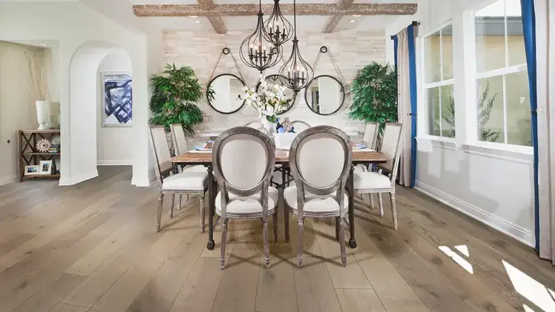Artisan Hardwood English Forest Oak Newborough Engineered Hardwood, installed in a room