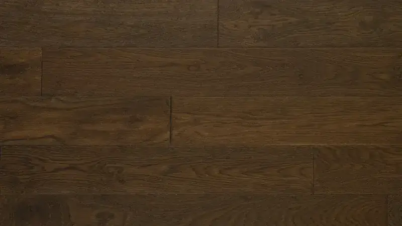 Artisan Hardwood Canyon Estate Oak Ochre Creek Engineered Hardwood, installed in a room