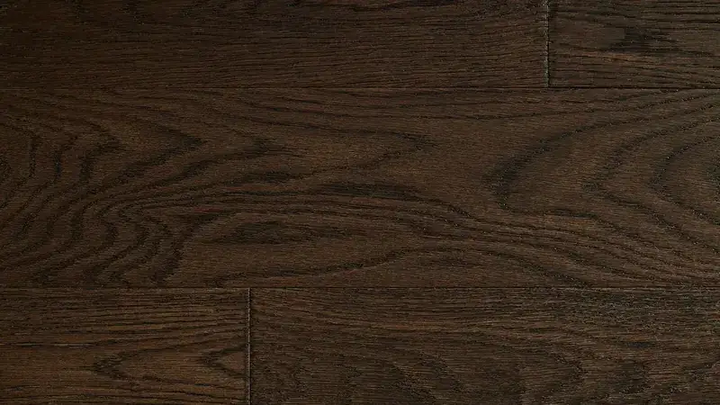 Artisan Hardwood Canyon Estate Oak Woodland Brown Engineered Hardwood, installed in a room