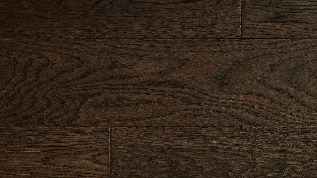 Artisan Hardwood Canyon Estate Oak Woodland Brown Engineered Hardwood, installed in a room