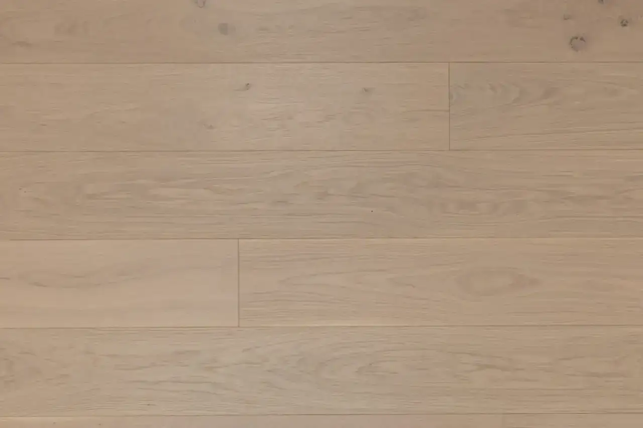 Bergamo Floors Mondovi Bene European White Oak Engineered Hardwood, installed in a room