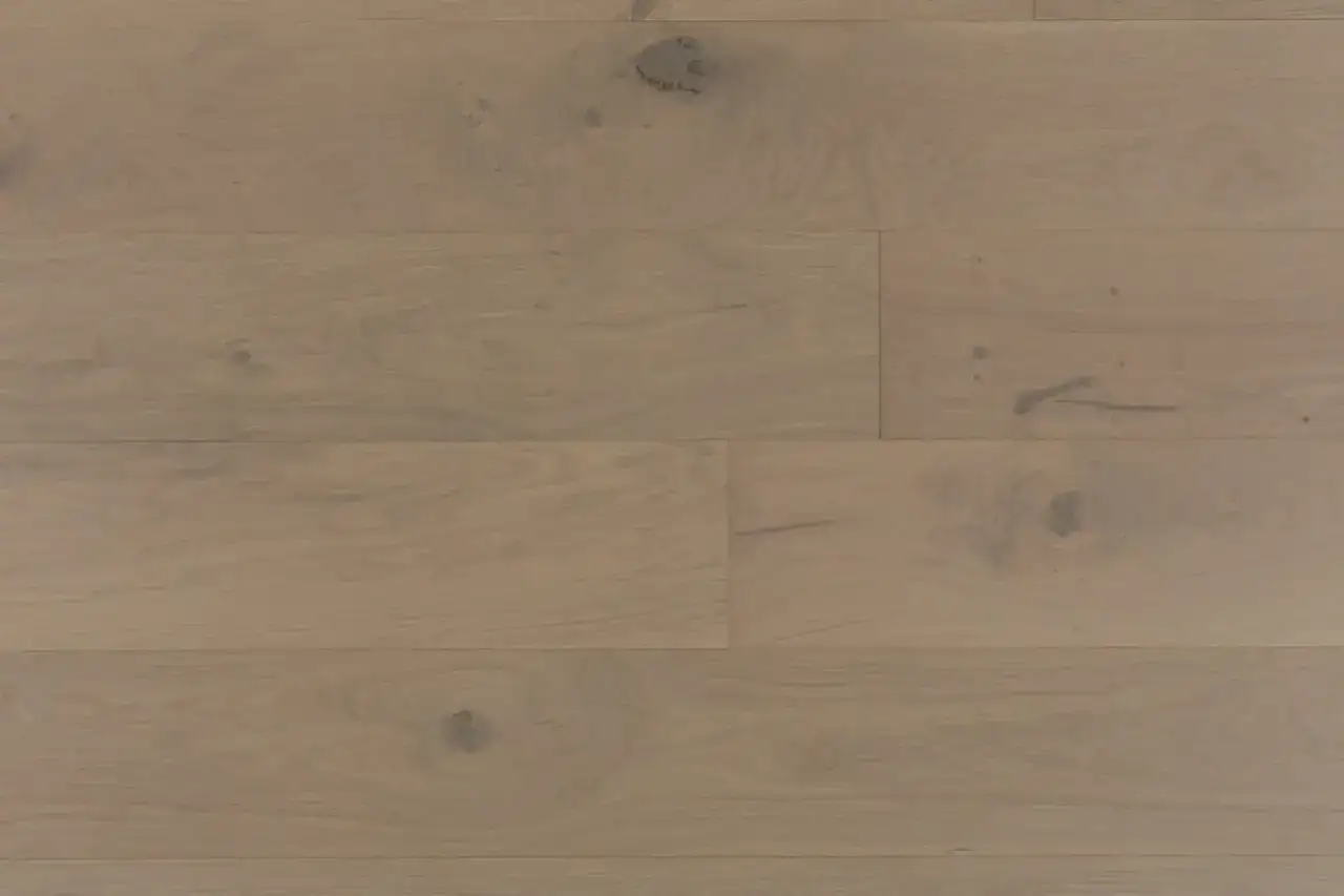 Bergamo Floors Oak 7-1/2″ Plank Oak Capri European White Oak Engineered Hardwood, installed in a room