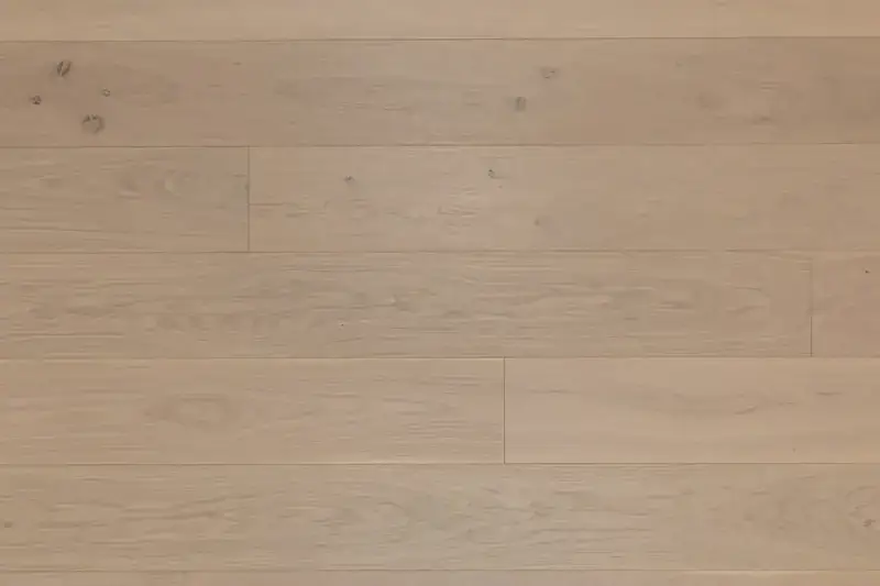 Bergamo Floors Oak 7-1/2″ Plank Oak Modena European White Oak Engineered Hardwood, installed in a room