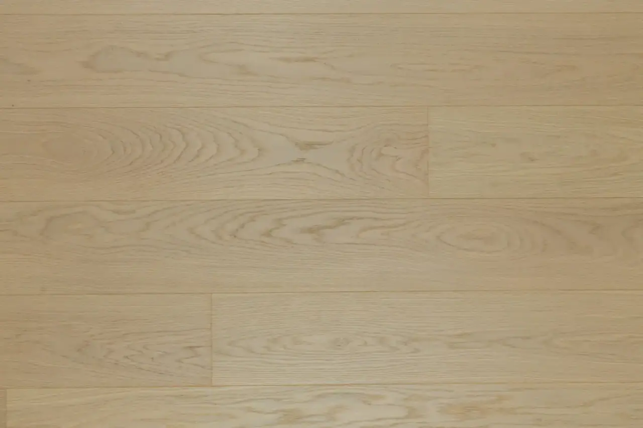 Bergamo Floors Oak Turin Premio European White Oak Engineered Hardwood, installed in a room