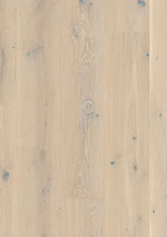 BOEN Chaletino Oak Pale White European Oak Engineered Hardwood, installed in a room