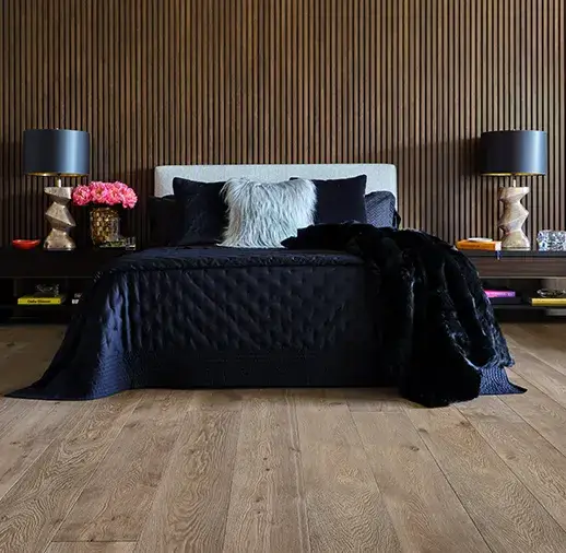 California Classics Louvre Rembrandt French Oak Engineered Hardwood, installed in a room