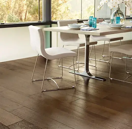 California Classics Mediterranean Crispus French Oak Engineered Hardwood, installed in a room