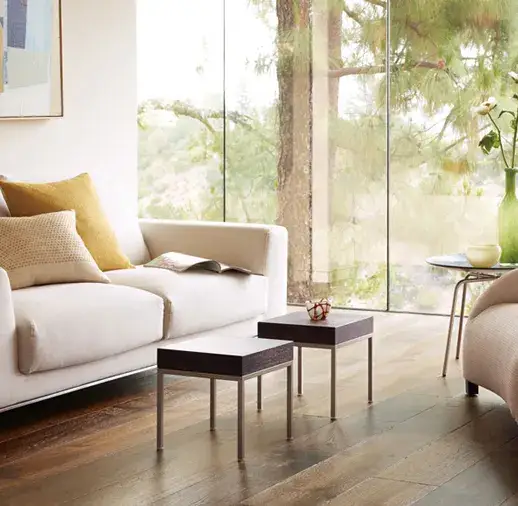 California Classics Mediterranean Kazalla French Oak Engineered Hardwood, installed in a room
