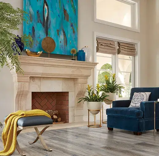 California Classics Mediterranean Monaco French Oak Engineered Hardwood, installed in a room
