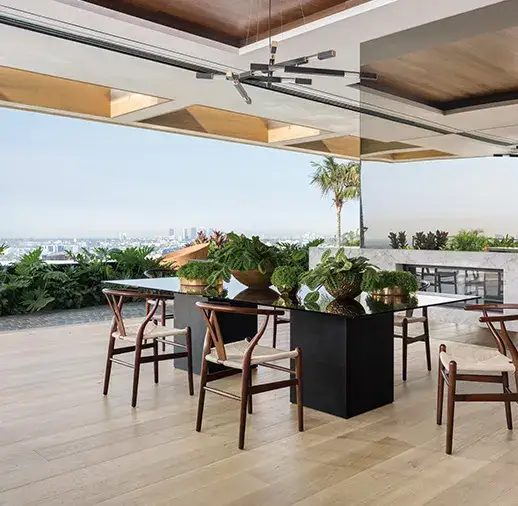 California Classics Mediterranean Mondariz French Oak Engineered Hardwood, installed in a room