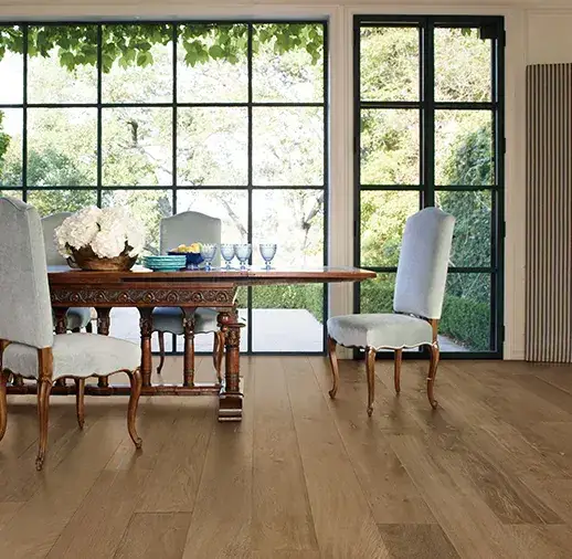 California Classics Mediterranean Vinaros French Oak Engineered Hardwood, installed in a room