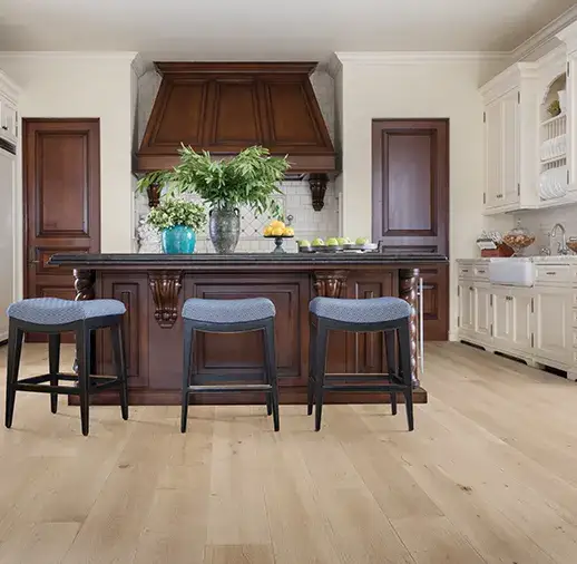 California Classics Mediterranean Vittoria French Oak Engineered Hardwood, installed in a room