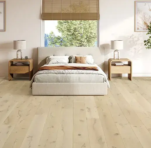 California Classics Taverne Vaquero French Oak Engineered Hardwood, installed in a room