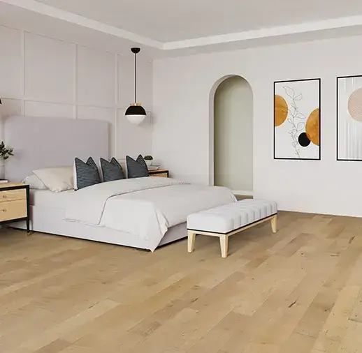 California Classics Timeless Classics ParkCity Maple Engineered Hardwood, installed in a room
