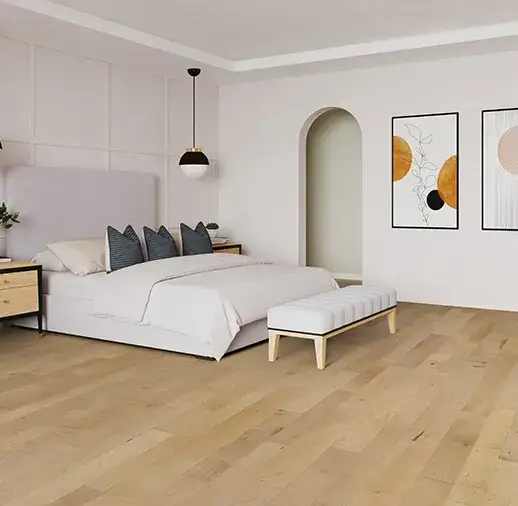 California Classics Timeless Classics ParkCity Maple Engineered Hardwood, installed in a room