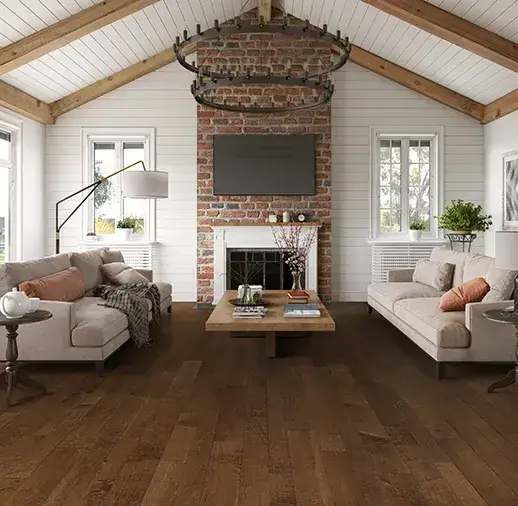 California Classics Timeless Classics Scottsdale Maple Engineered Hardwood, installed in a room