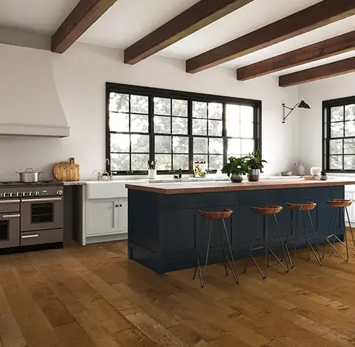 California Classics Timeless Classics Shasta Maple Engineered Hardwood, installed in a room