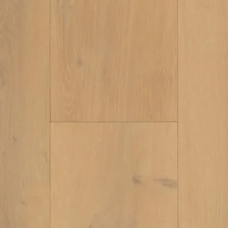 The Colonial Collection 9″ Plank Alexandria European Oak Engineered Hardwood, installed in a room