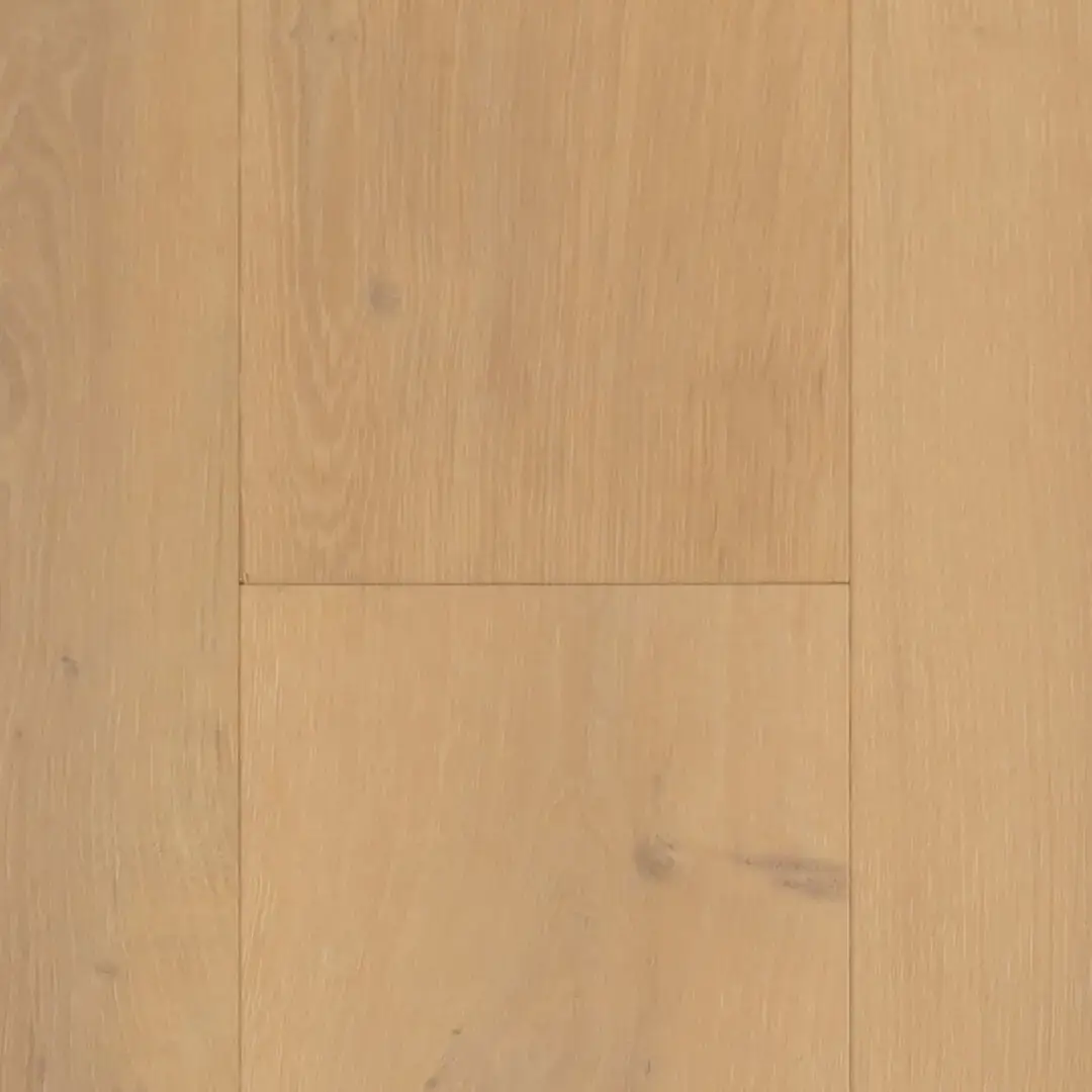 The Colonial Collection 9″ Plank Alexandria European Oak Engineered Hardwood, installed in a room