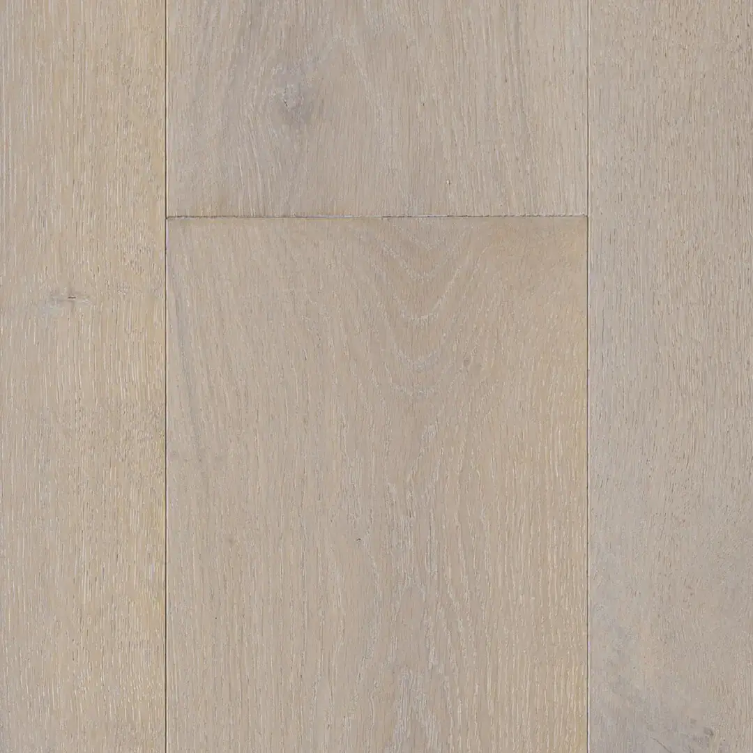 The Colonial Collection 9″ Plank Burlington European Oak Engineered Hardwood, installed in a room