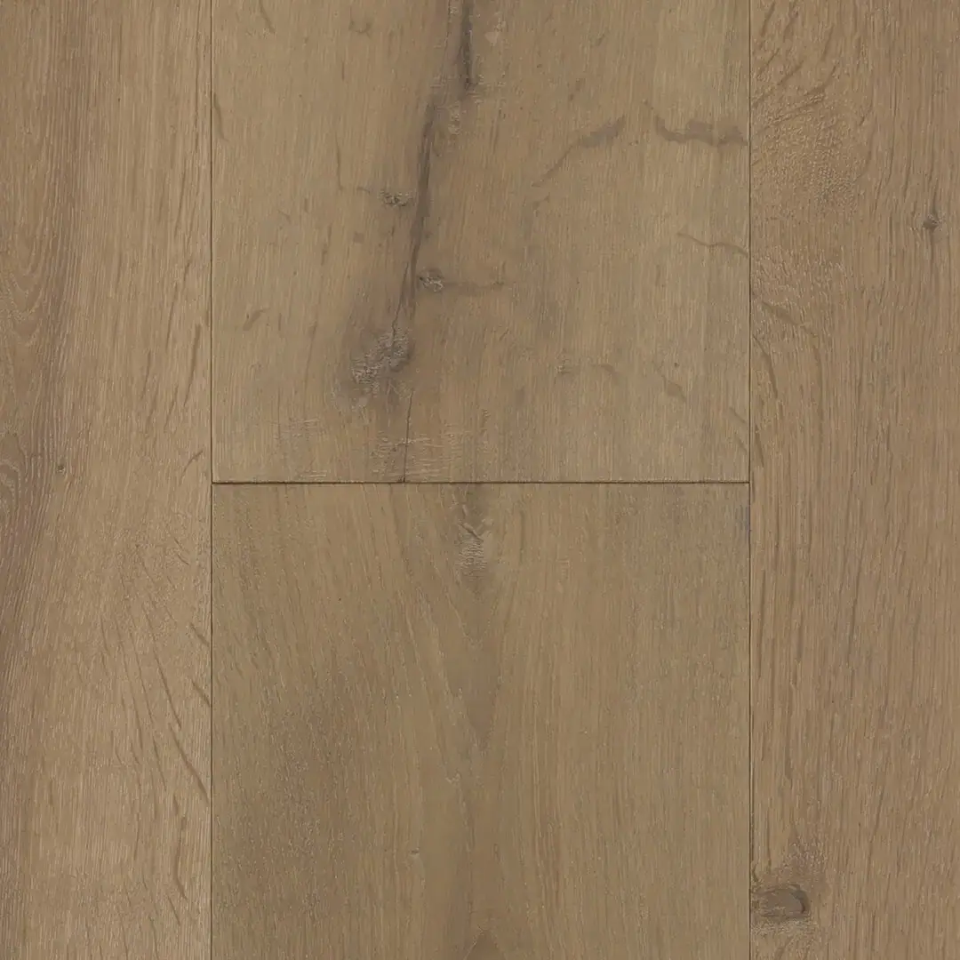 The Colonial Collection 9″ Plank Jamestown European Oak Engineered Hardwood, installed in a room