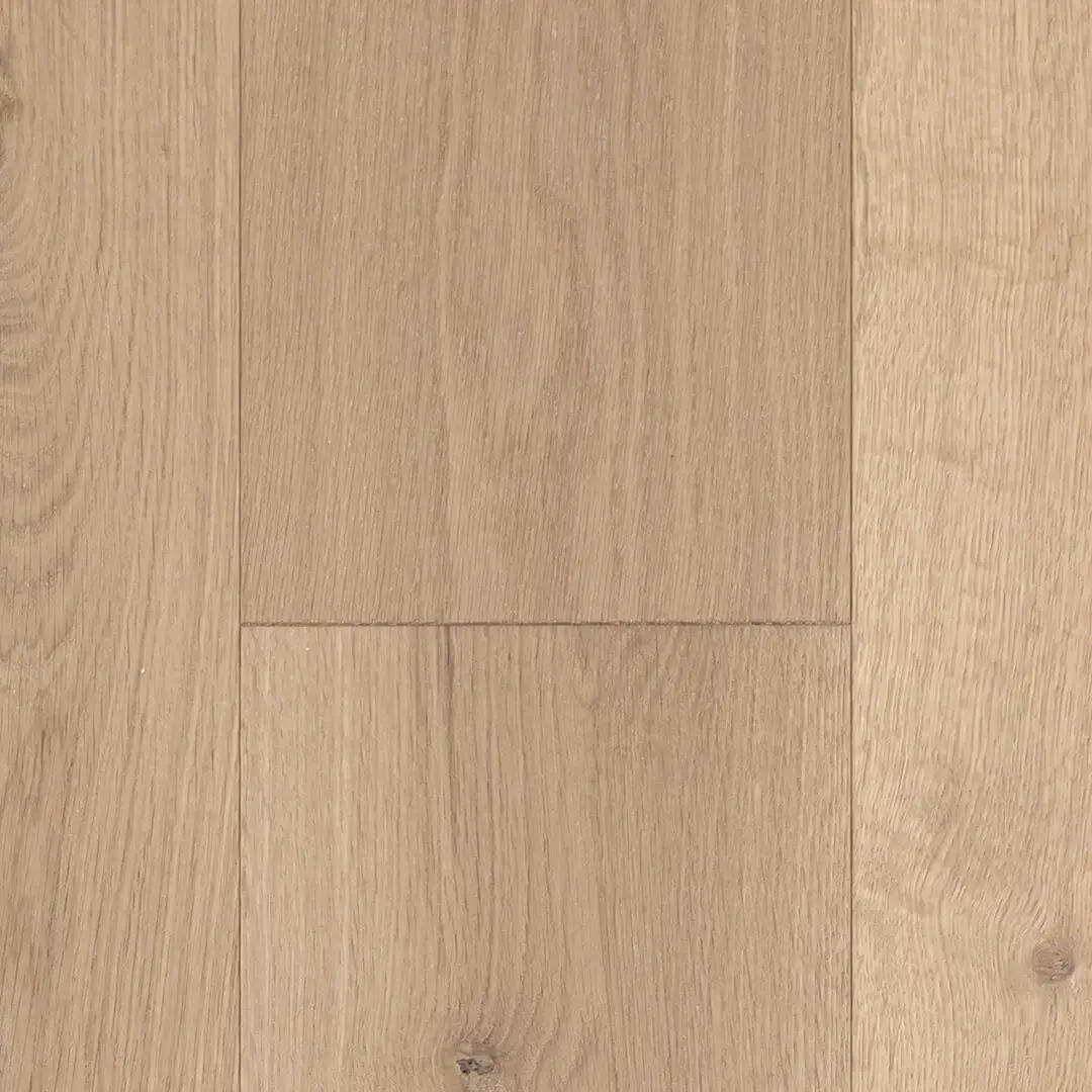 The Colonial Collection 9″ Plank Providence European Oak Engineered Hardwood, installed in a room