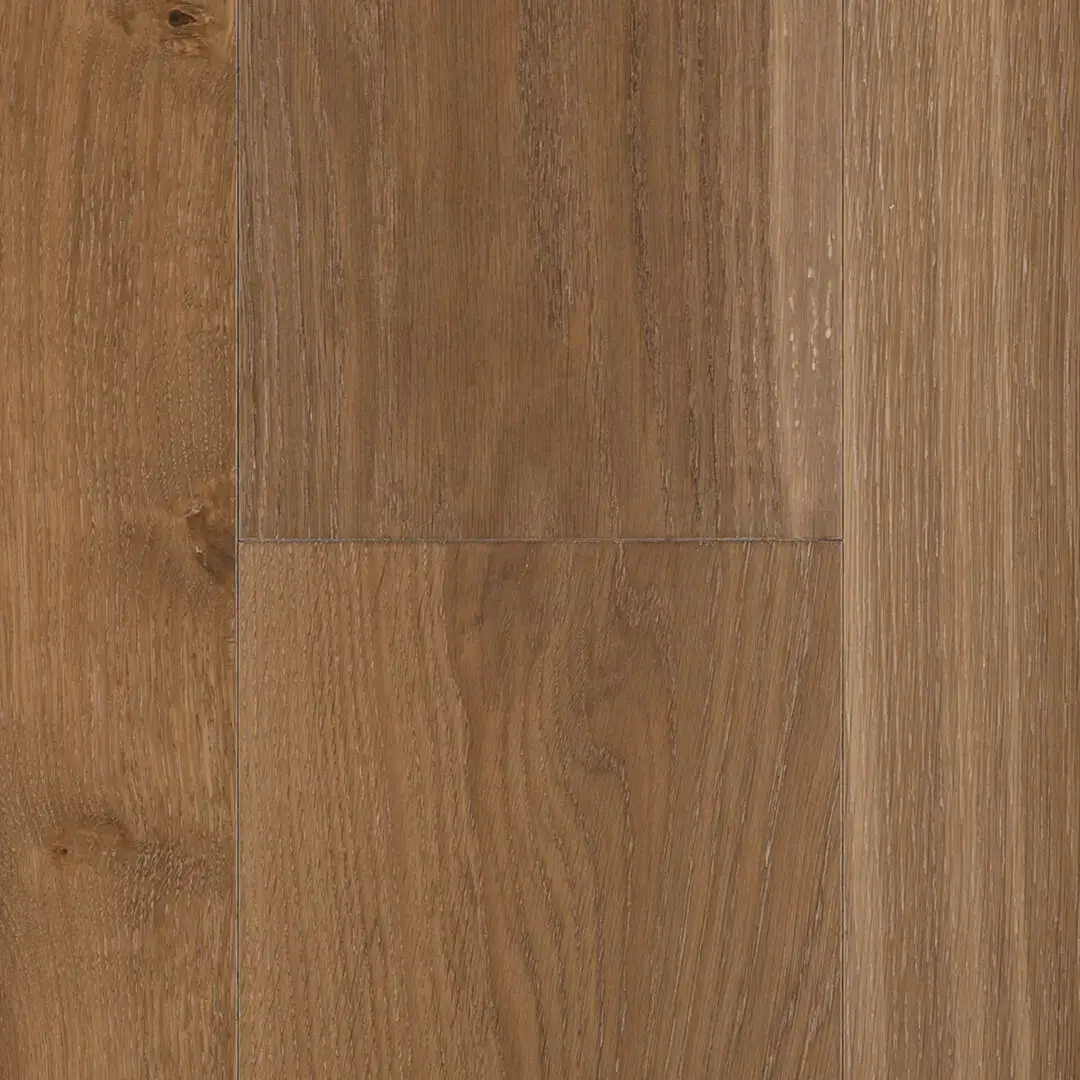 The Colonial Collection 9″ Plank Richmond European Oak Engineered Hardwood, installed in a room