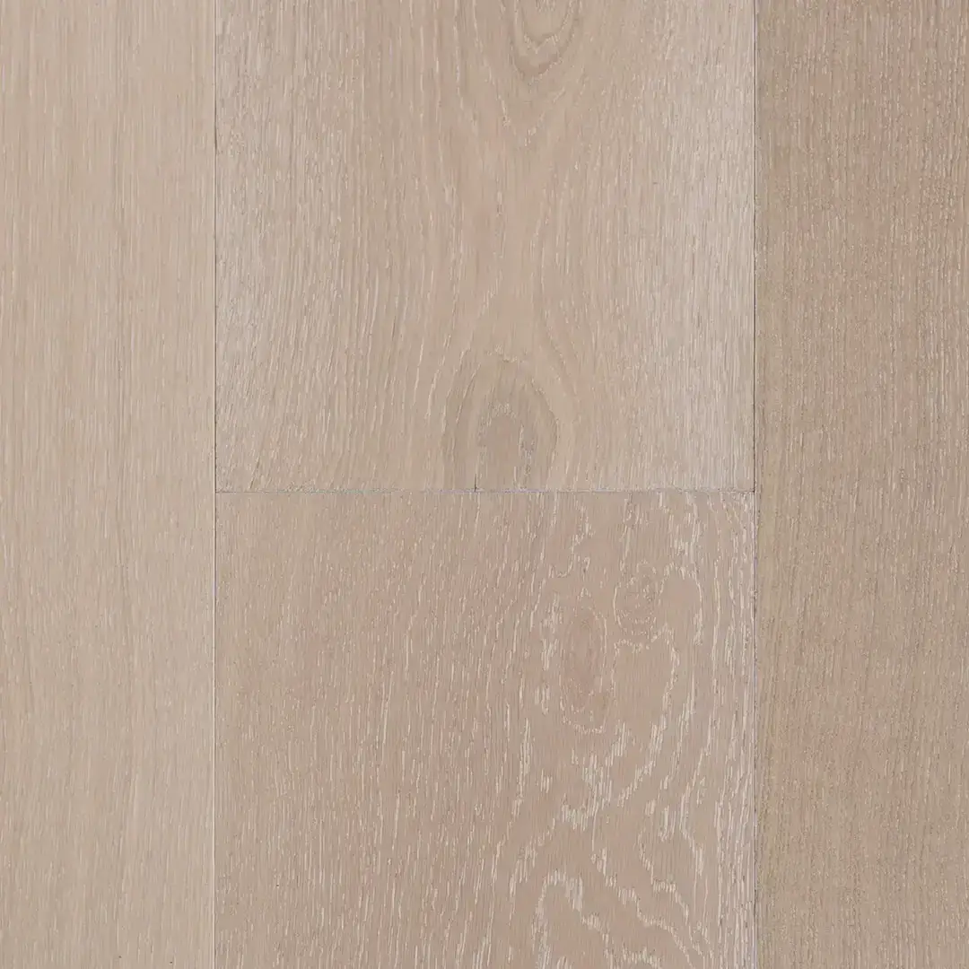 The Colonial Collection 9″ Plank Yorktown European Oak Engineered Hardwood, installed in a room