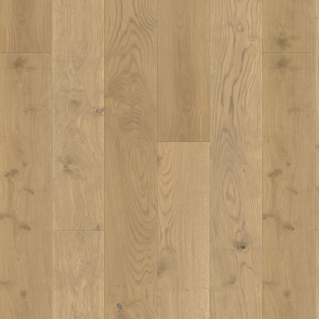 DuChateau Atelier Aether European Oak Engineered Hardwood, installed in a room