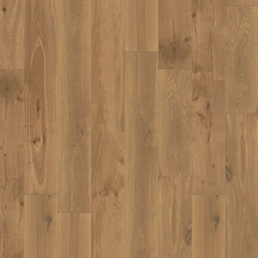 DuChateau Beaujou Coteu European White Oak Engineered Hardwood, installed in a room
