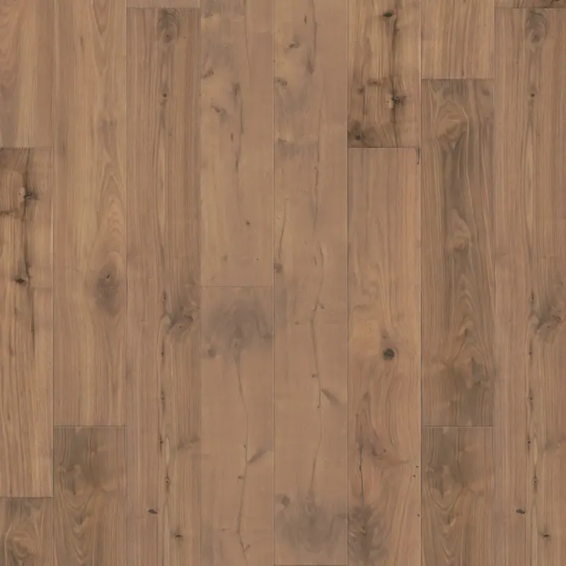 DuChateau Beaujou Modeu Black Walnut Engineered Hardwood, installed in a room