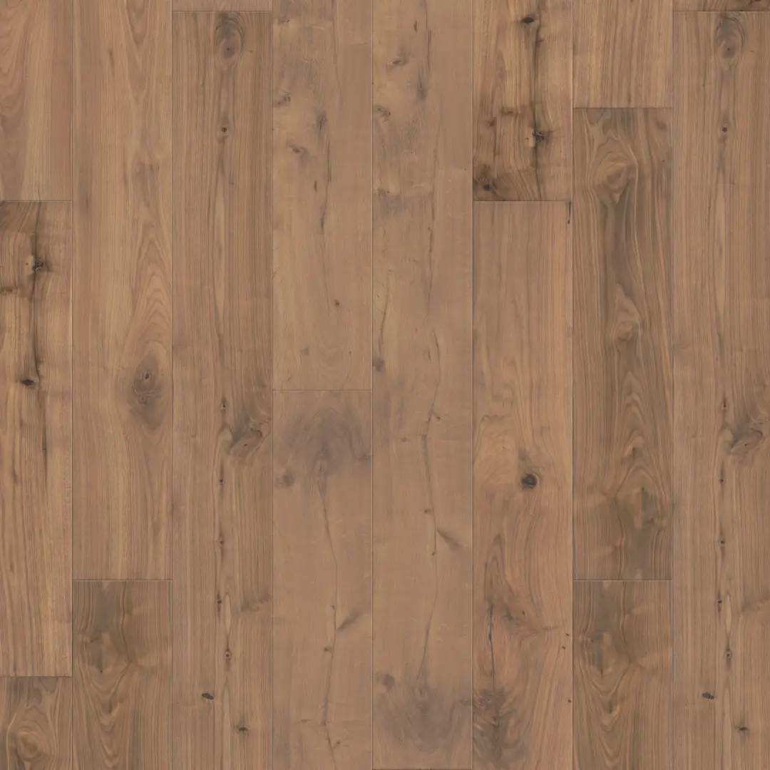 DuChateau Beaujou Modeu Black Walnut Engineered Hardwood, installed in a room