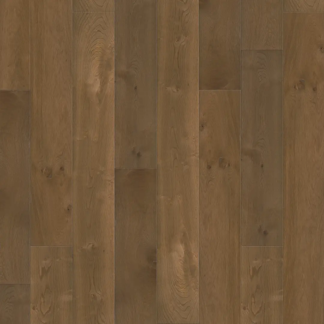 DuChateau Beaujou Obsu European White Oak Engineered Hardwood, installed in a room