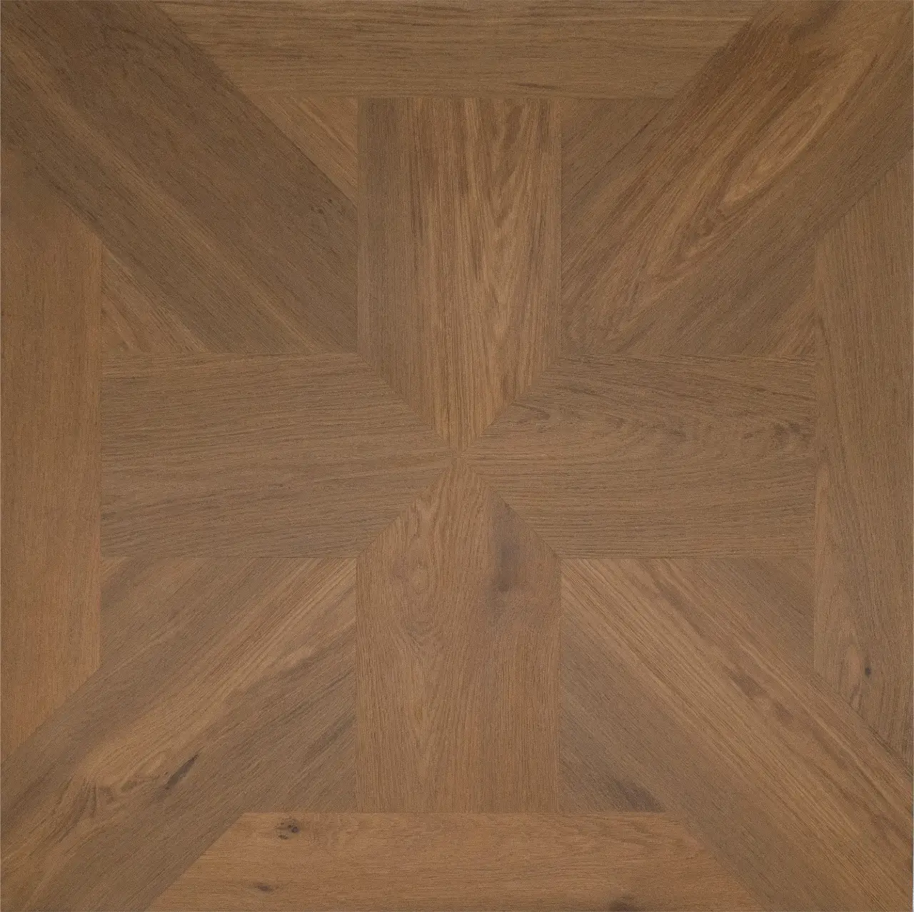 DuChateau Bespoke Parquet Panel Carnac Hardwood Engineered Hardwood, installed in a room