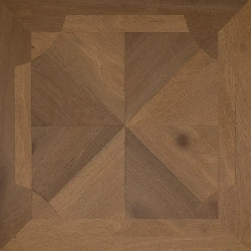 DuChateau Bespoke Parquet Panel Elysee Hardwood Engineered Hardwood, installed in a room