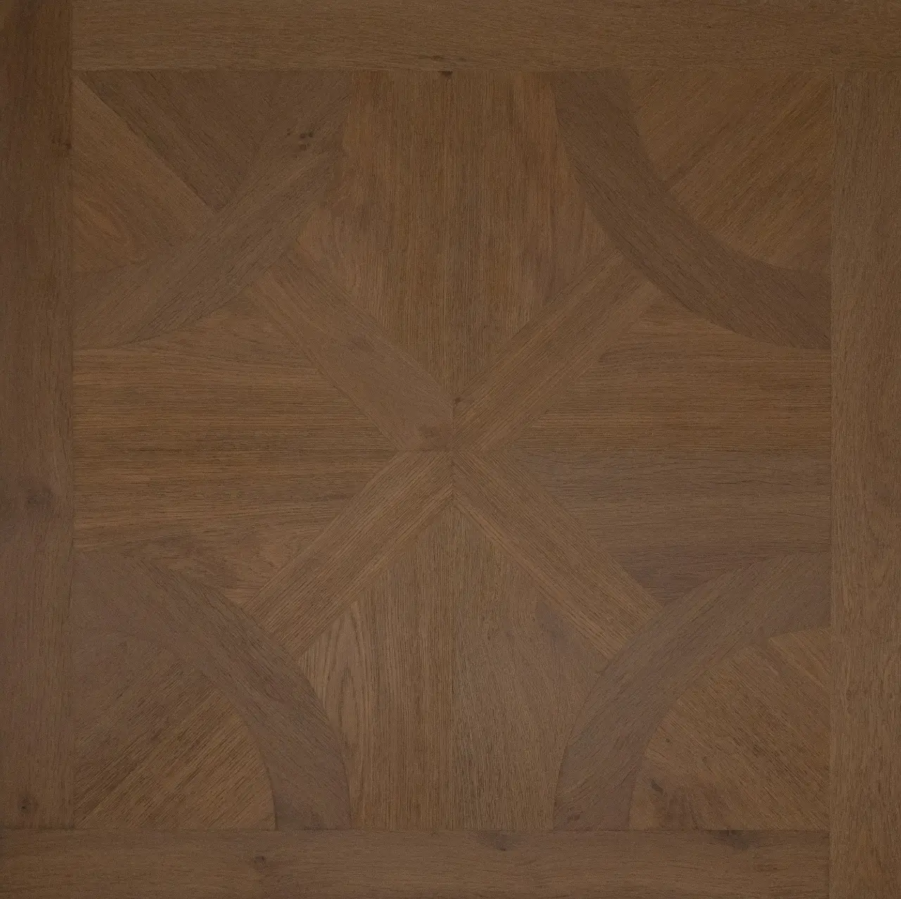 DuChateau Bespoke Parquet Panel Fountainbleu Hardwood Engineered Hardwood, installed in a room