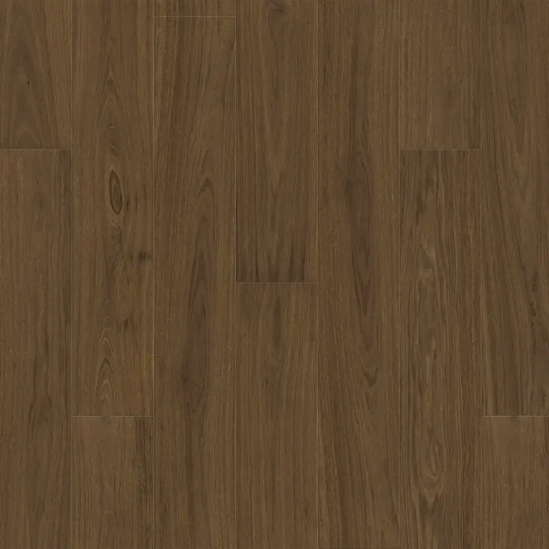 DuChateau Boiselle Brune European White Oak Engineered Hardwood, installed in a room