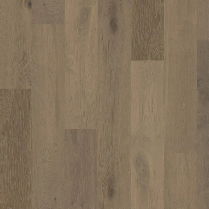 DuChateau Terra Chaparral European white oak Engineered Hardwood, installed in a room