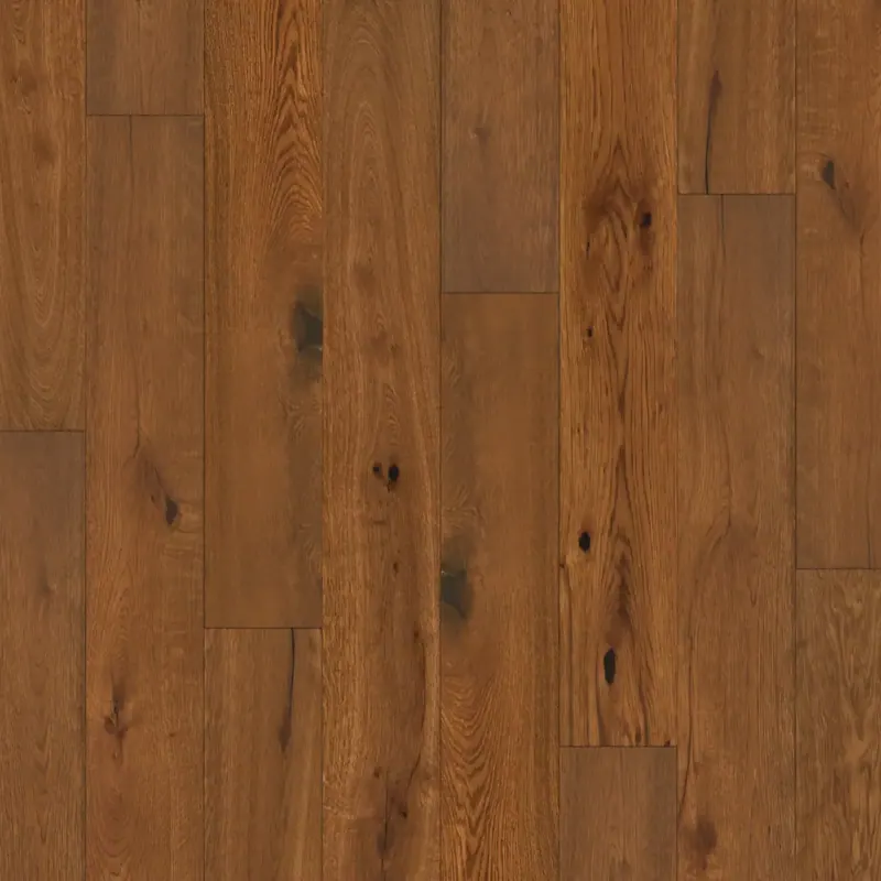 DuChateau Chateau Lyon European Oak Engineered Hardwood, installed in a room