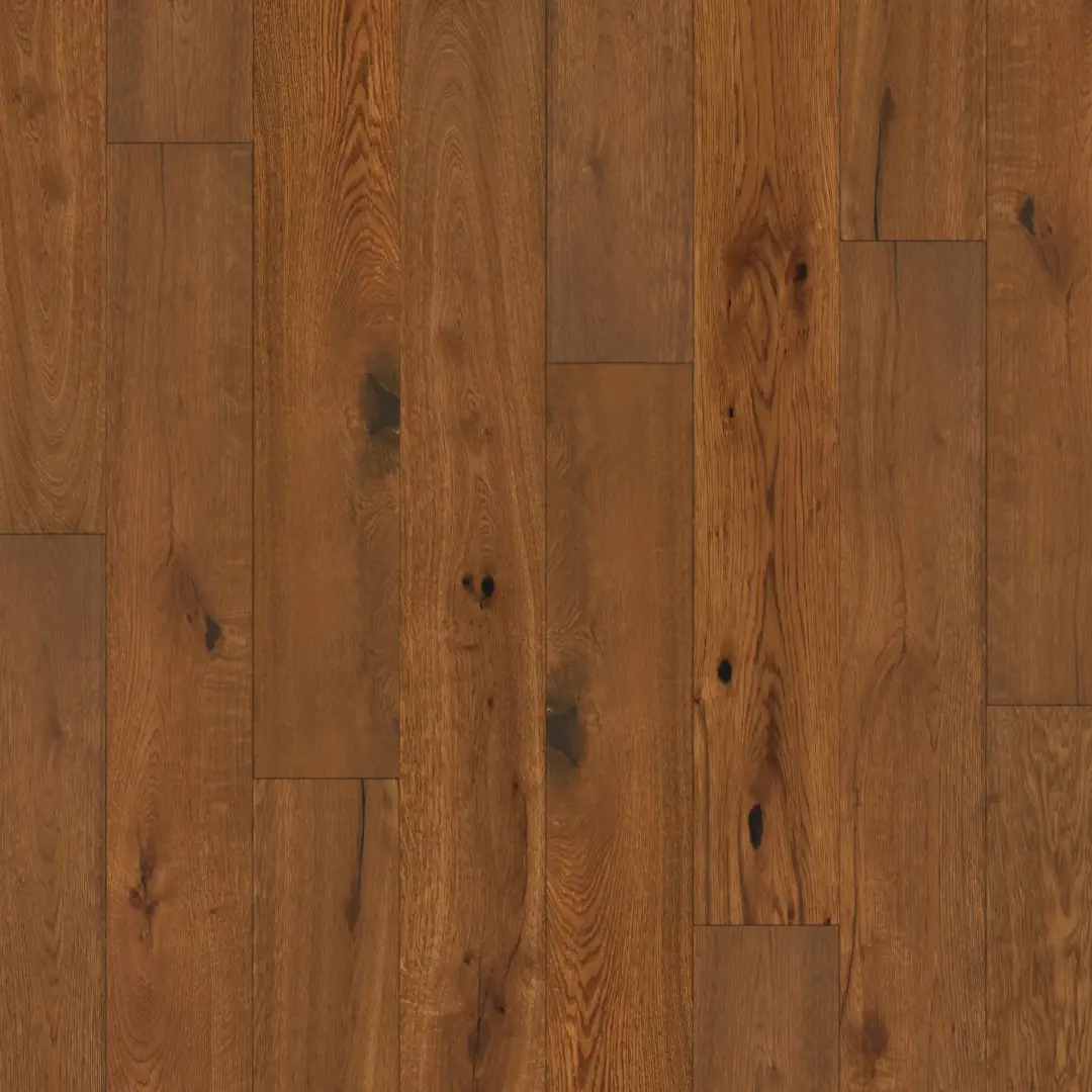 DuChateau Chateau Lyon European Oak Engineered Hardwood, installed in a room