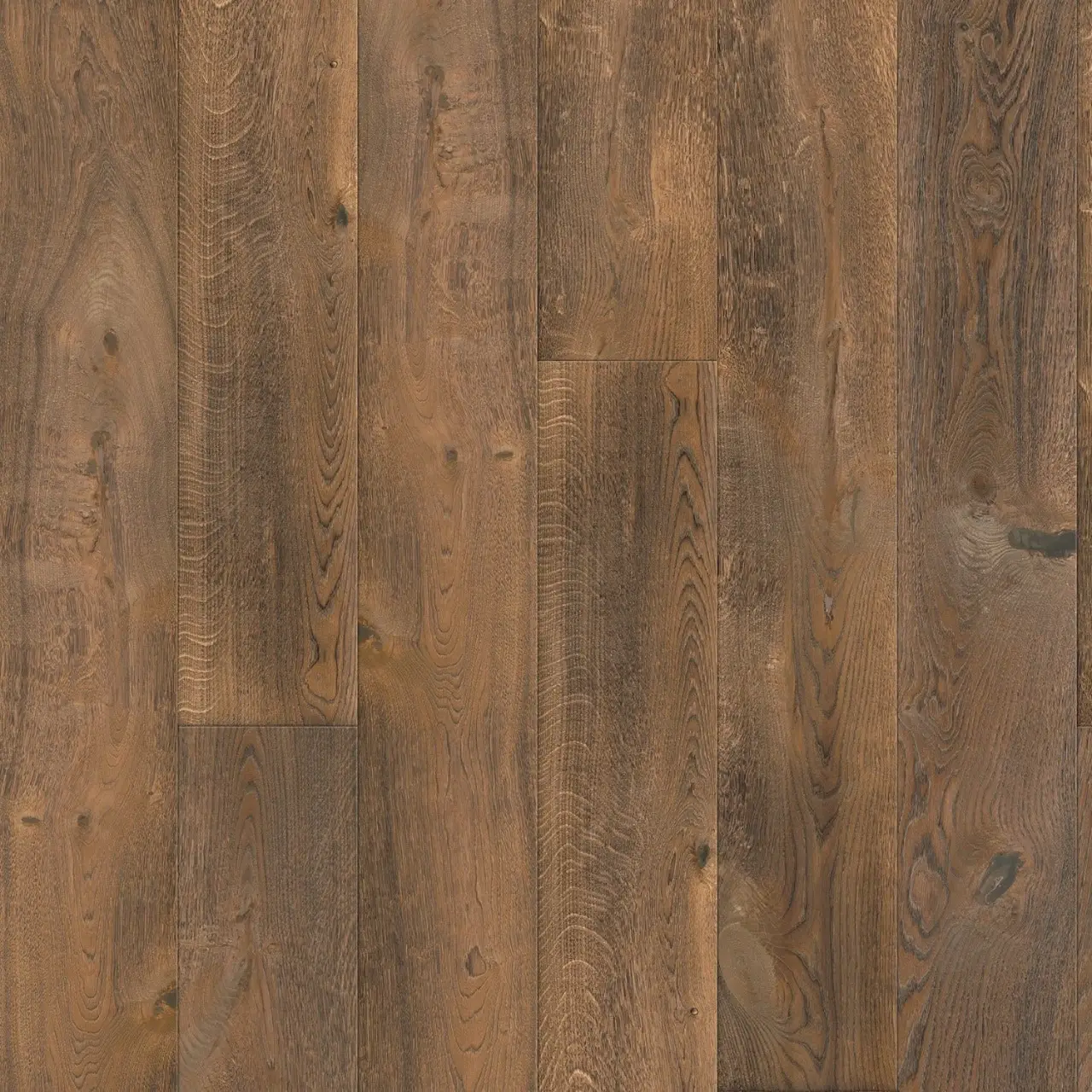DuChateau Atelier Golden Hour European Oak Engineered Hardwood, installed in a room