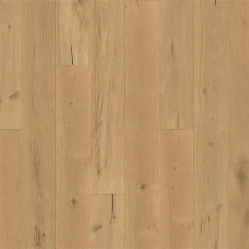 DuChateau Inferno Aira European white oak Engineered Hardwood, installed in a room