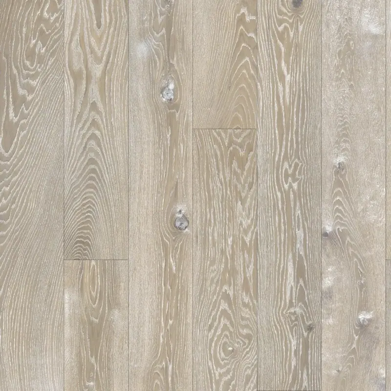 DuChateau Atelier Salt Air European Oak Engineered Hardwood, installed in a room